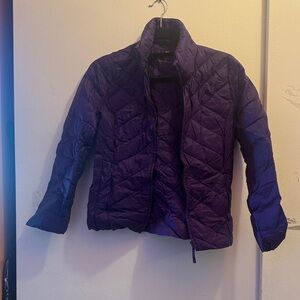 Talbots Deep Purple Puffer Jacket
